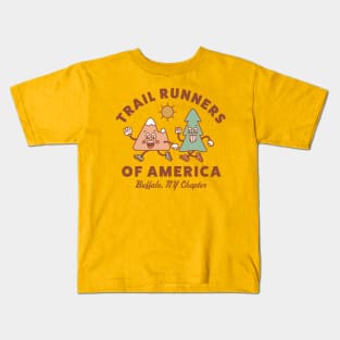 Trail Runners of America Buffalo NY Chapter Retro Kids T-Shirt